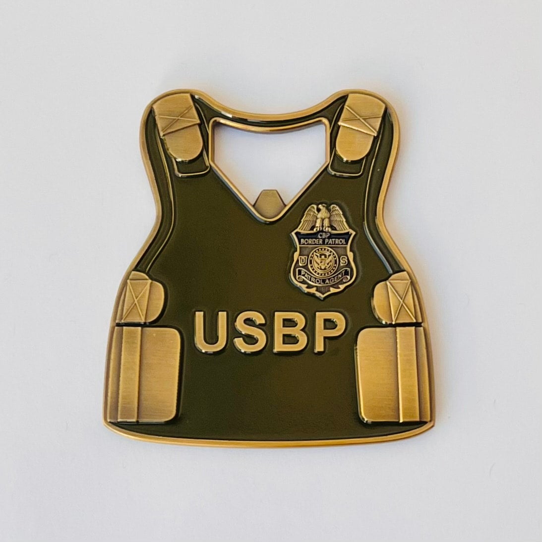 Coin - Bottle Opener, USBP Vest